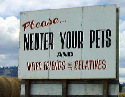 Please Neuter Your Pets